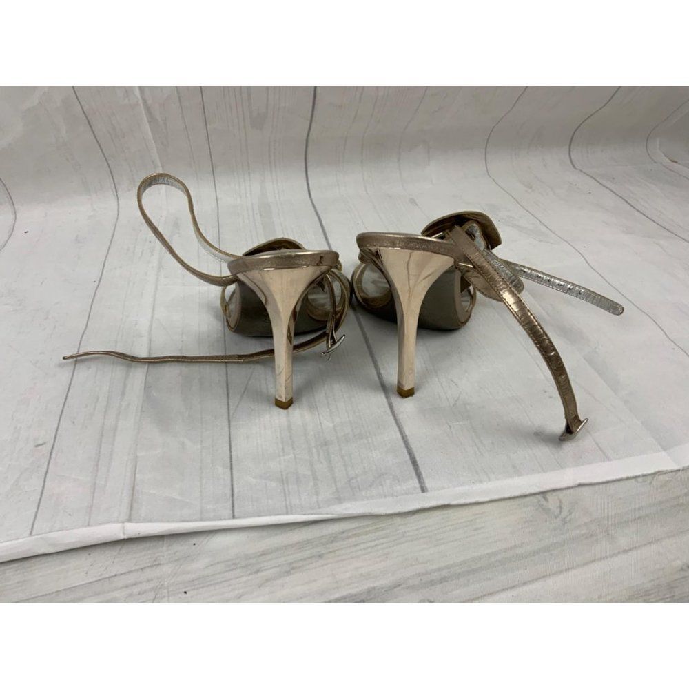 Marciano Silver Sandals. Sz 5.5 - Picture 3 of 5